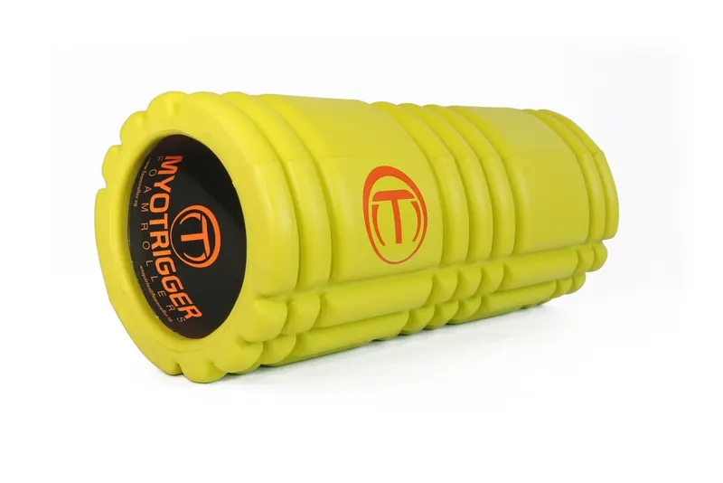 sore back foam roller guide - Yellow textured foam roller (Fieldnotes)